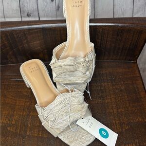 NWT {a•new•day} Women's Tan Sandals